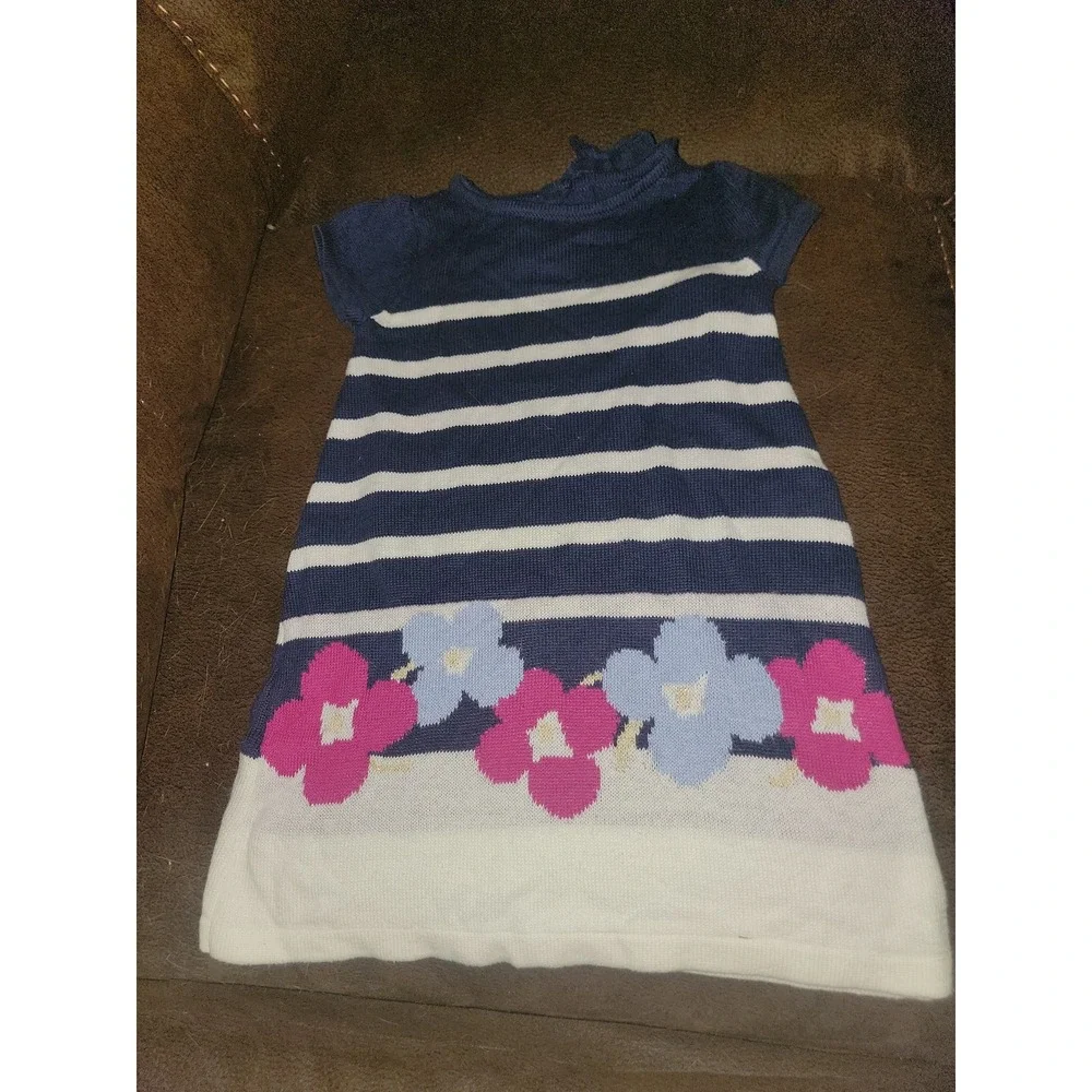Gymboree charm class floral‎ dress size 2t tights 12 24 months